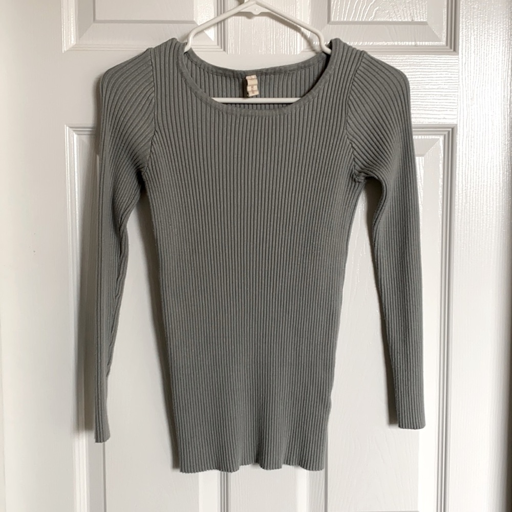 Wishlist silver fitted sweater - Picture 1 of 2